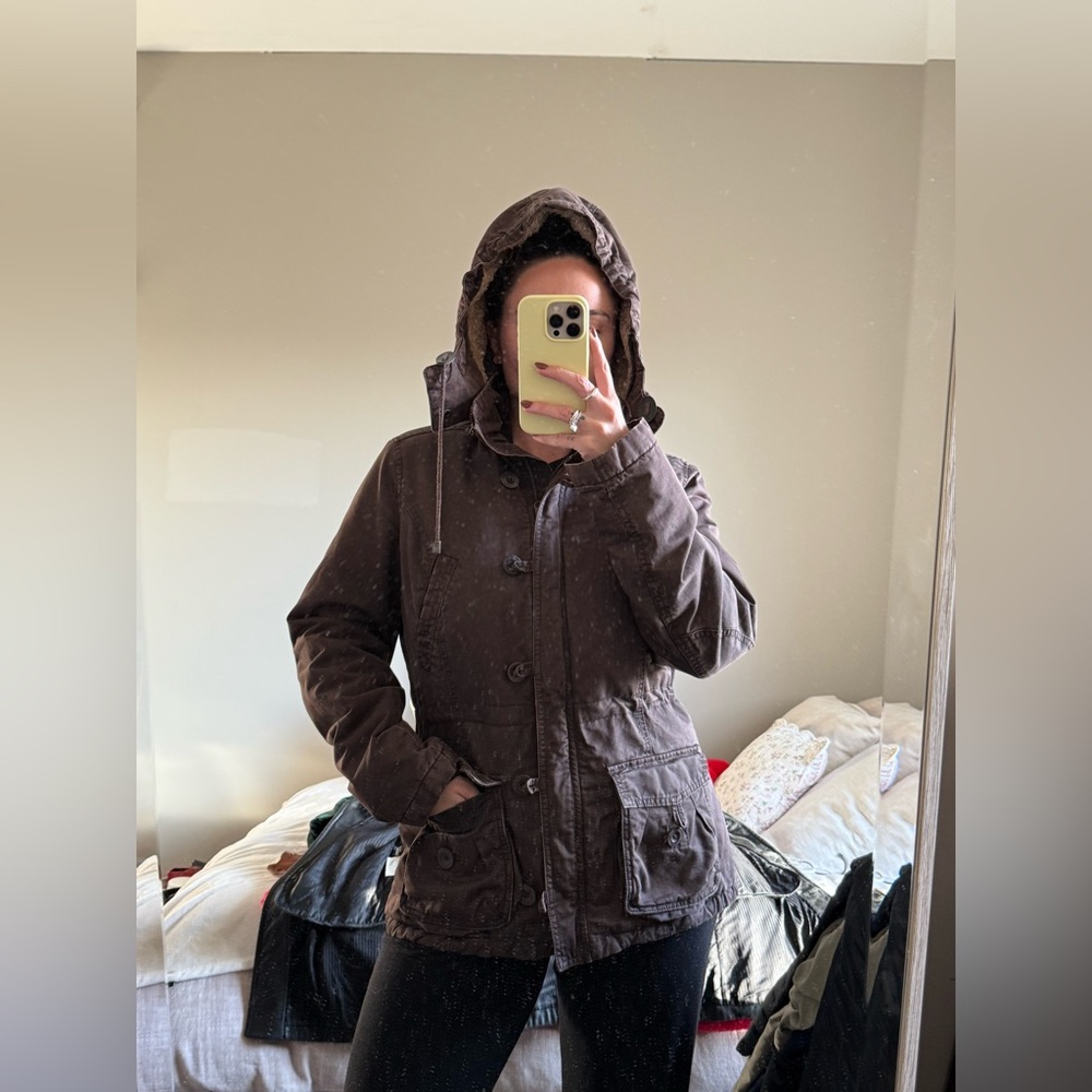 Brown Hooded Jacket from H&M